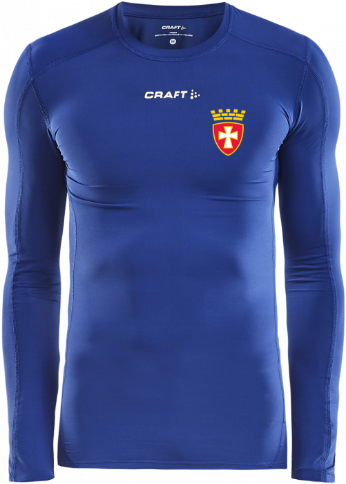 Craft - Dsr Kompressions T-Shirt Ls - Blauw & wit
